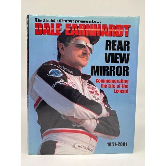 Dale Earnhardt: Rear View Mirror Hardcover Book - Picture 1 of 3